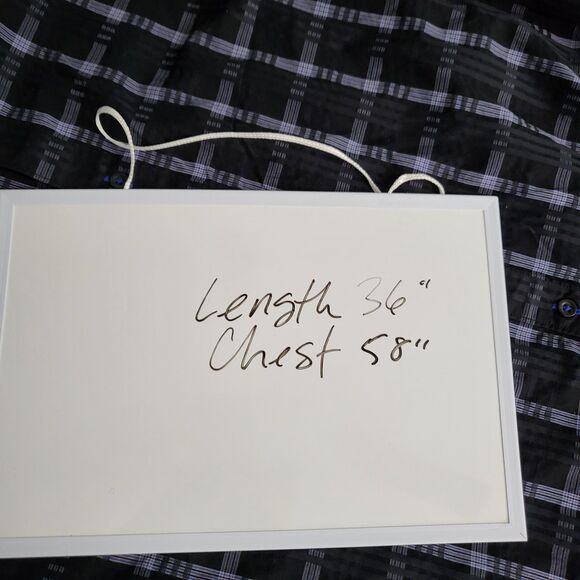 ROBERT GRAHAM Shirt Mens 2XLT Tall Purple Black Button Up Flip Cuffs Classic - Picture 12 of 12